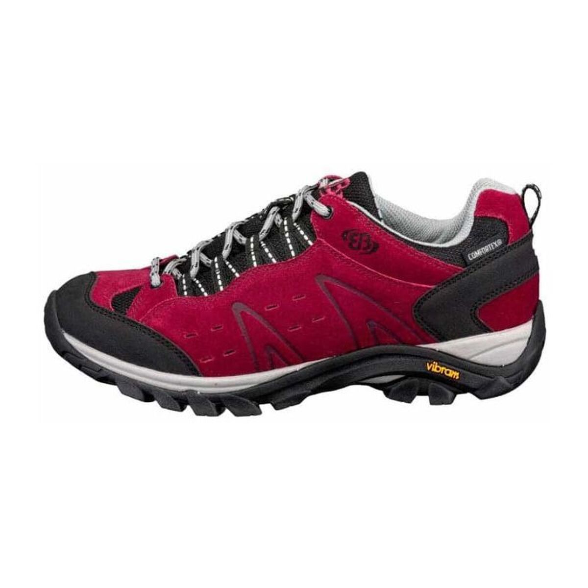 Walking Shoes for Women Brütting Mount Bona Low Dark Red
