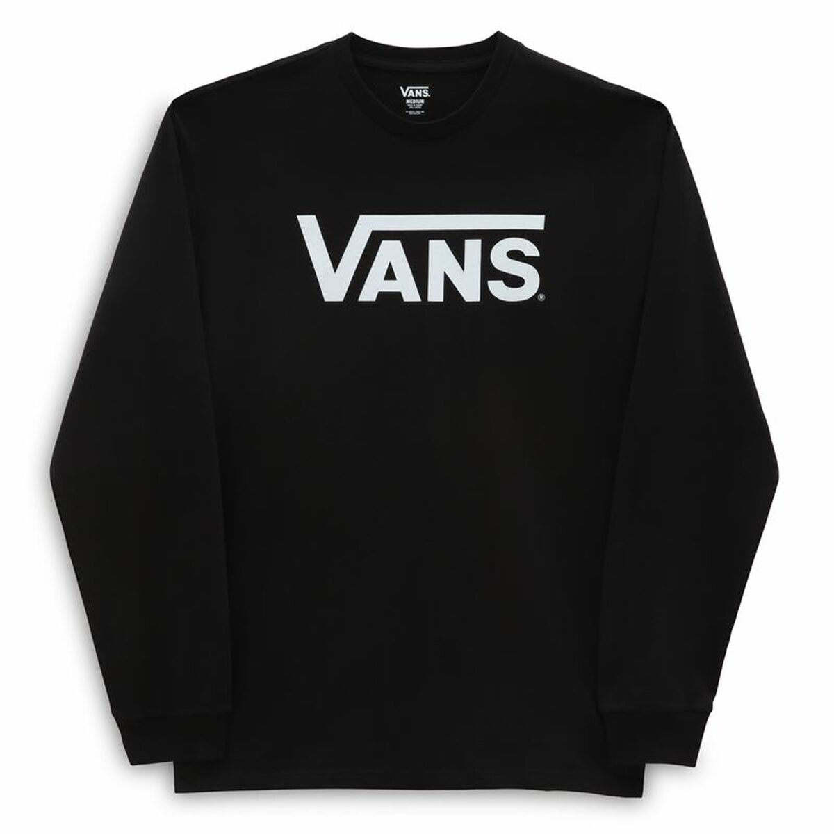 Unisex Long Sleeve T-Shirt Vans Classic Black M