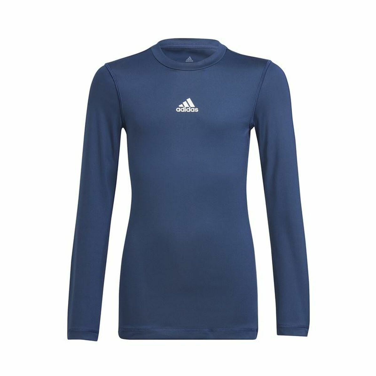Children's Short Sleeved Football Shirt Adidas Techfit  Blue 7-8 Years