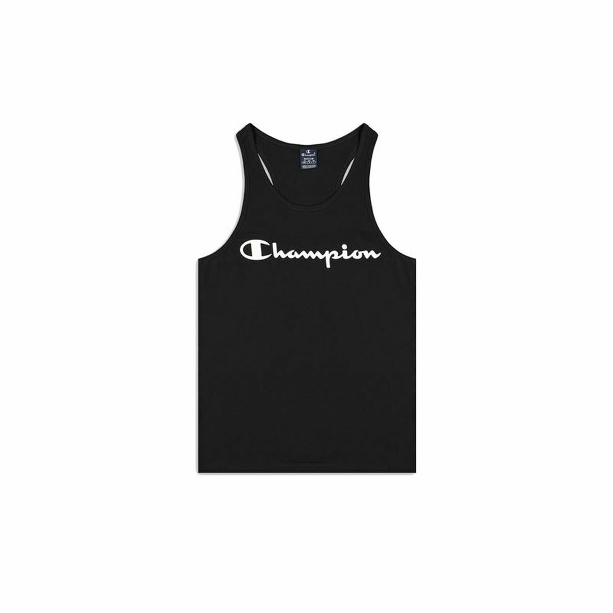 Men's Sleeveless T-shirt Champion Tank Top Black L