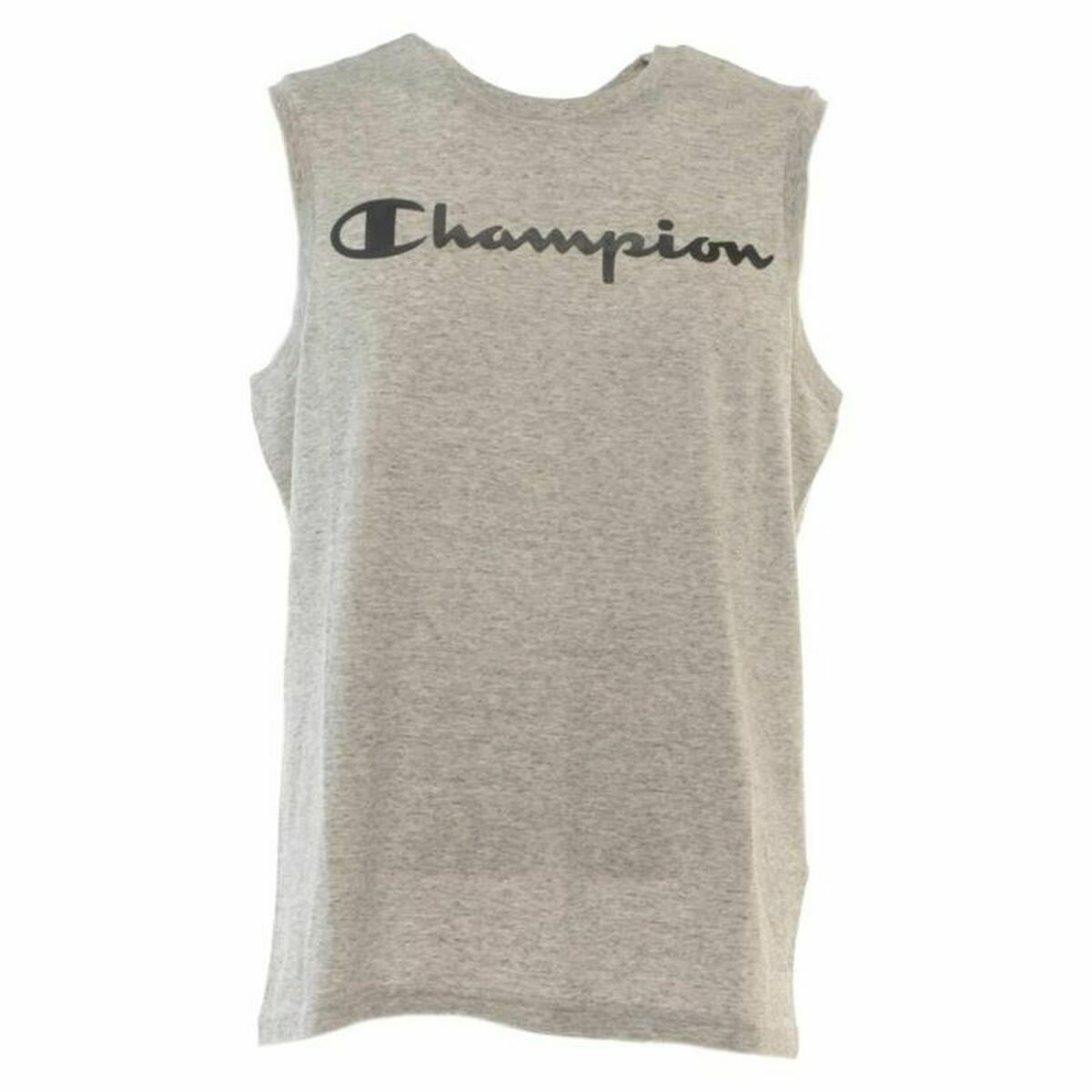 Men's Sleeveless T-shirt Champion Crewneck Grey M