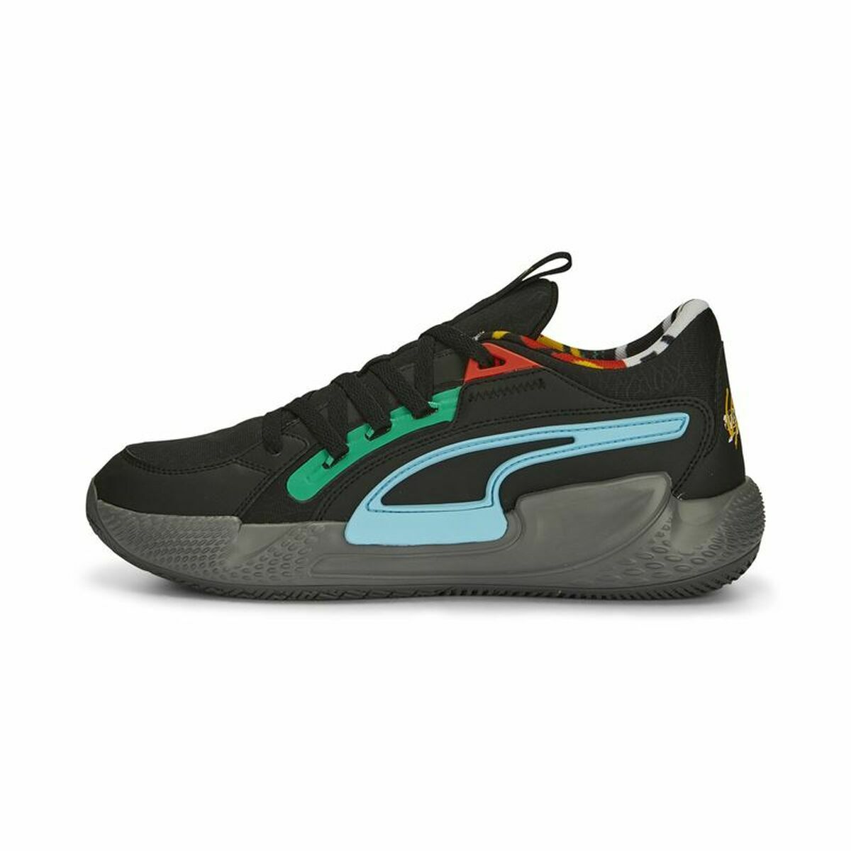 Basketball Shoes for Adults Puma Court Rider Chaos Black 44