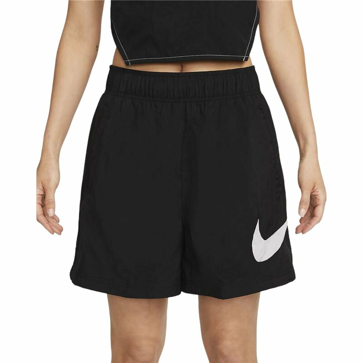 Sports Shorts for Women Nike Sportswear Essential Black L
