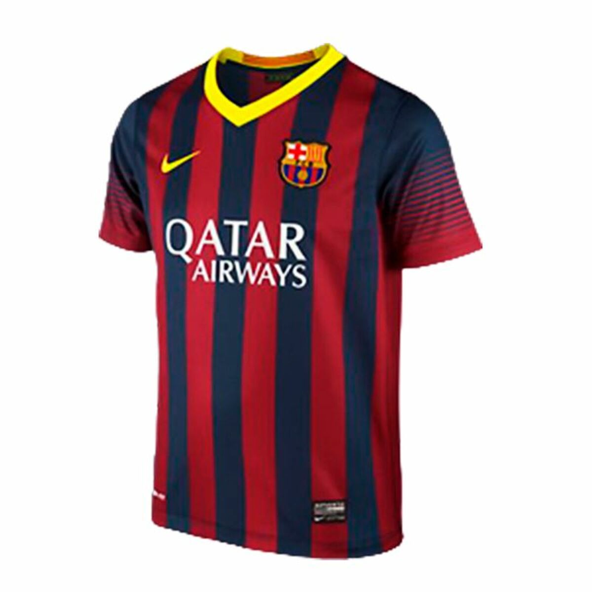 Children's Short Sleeved Football Shirt Qatar Nike FC. Barcelona 2014 Red S