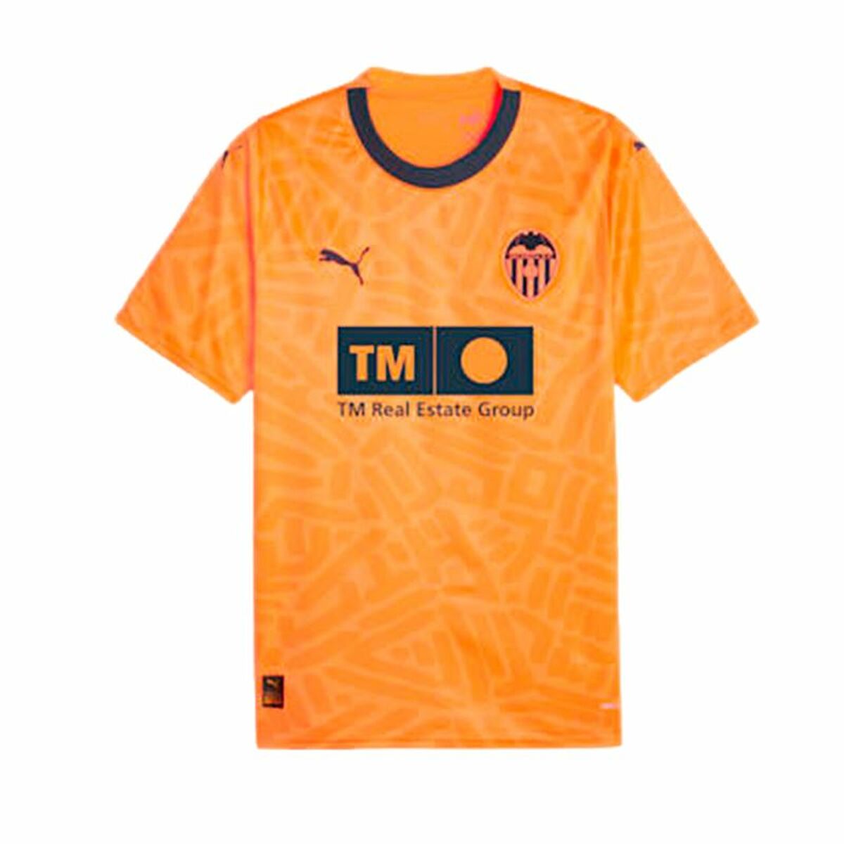 Men's Short-sleeved Football Shirt Puma Valencia CF 3rd Kit 23/24 Orange XL