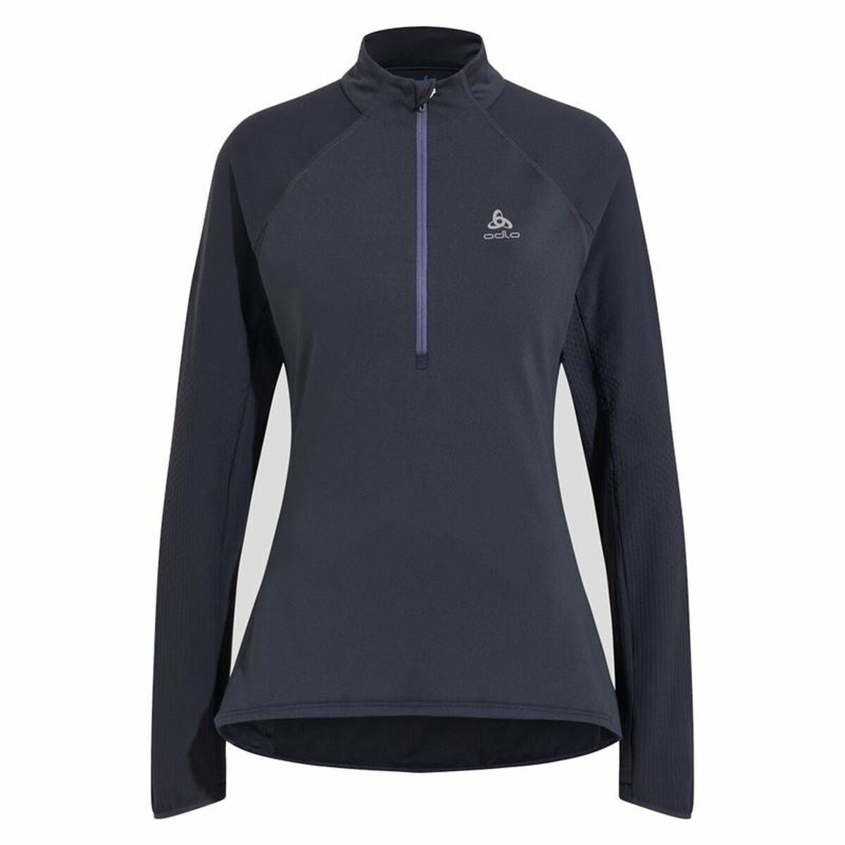 Unisex Long Sleeve T-Shirt Odlo 1/2 Zip Zeroweight Black L