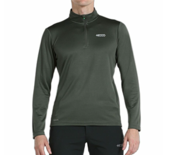 Men’s Long Sleeve T-Shirt +8000 Erro Dark green Olive M